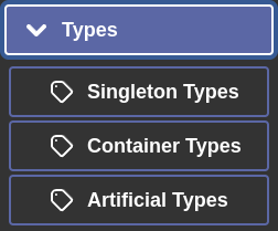 Types toolbox button